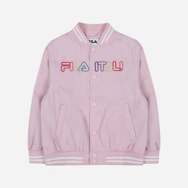 Fila Rainbow Girl's Jackets - Pink,NZ 869-19250